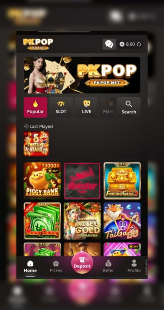 PKPOP Casino Game Online