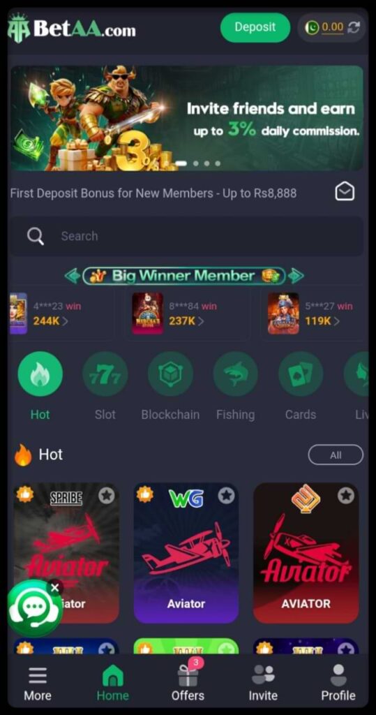 Betaa Game APK interface image