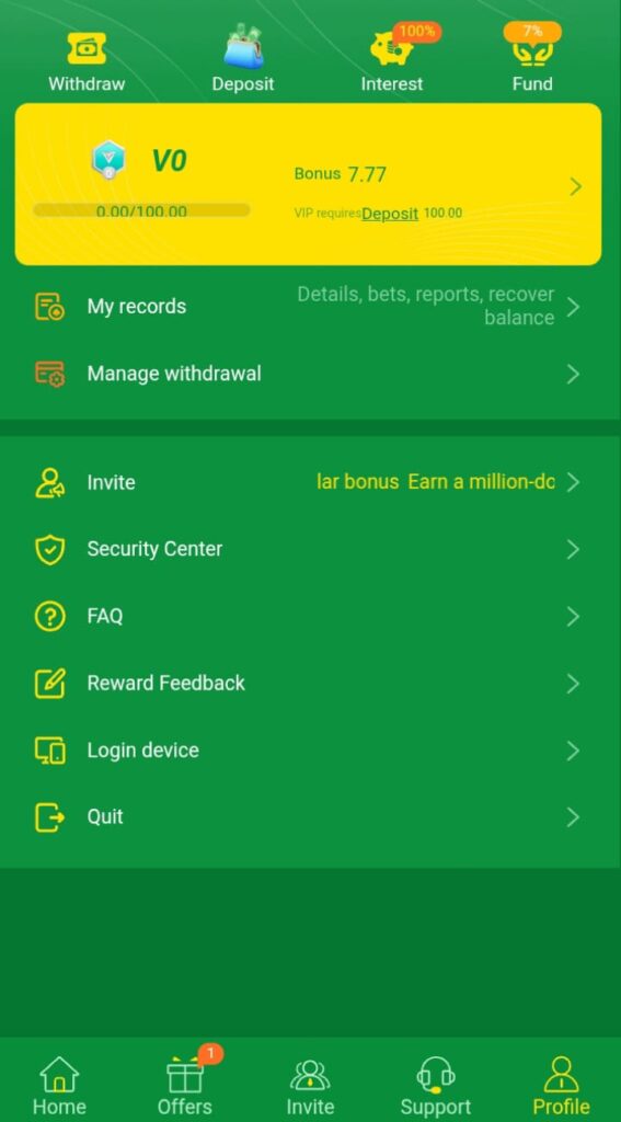 LG777 Game deposit image