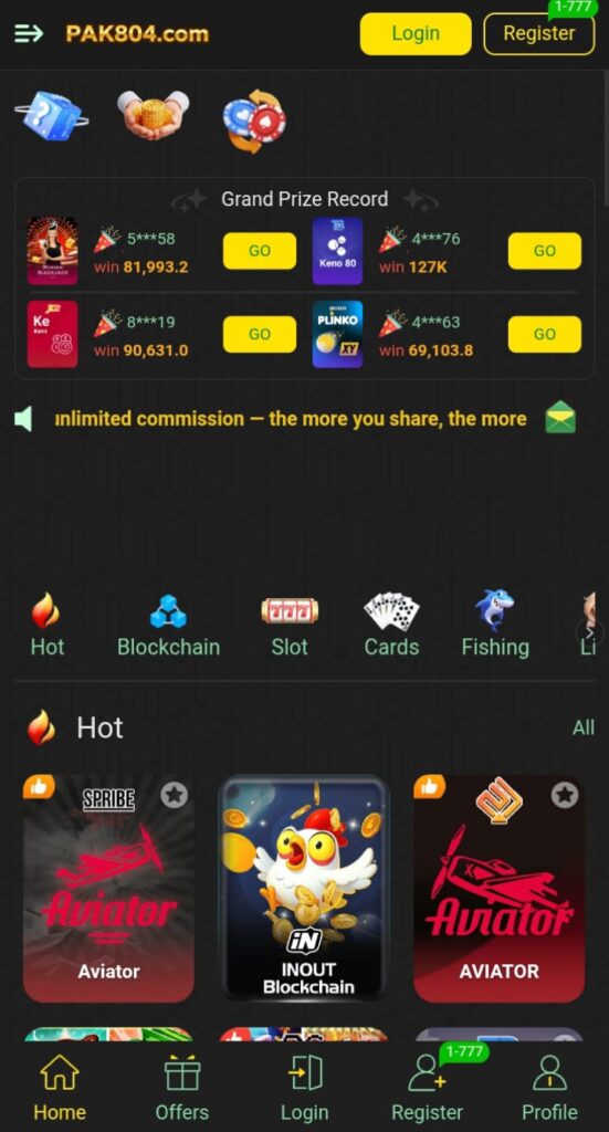 Pak804 Game interface image