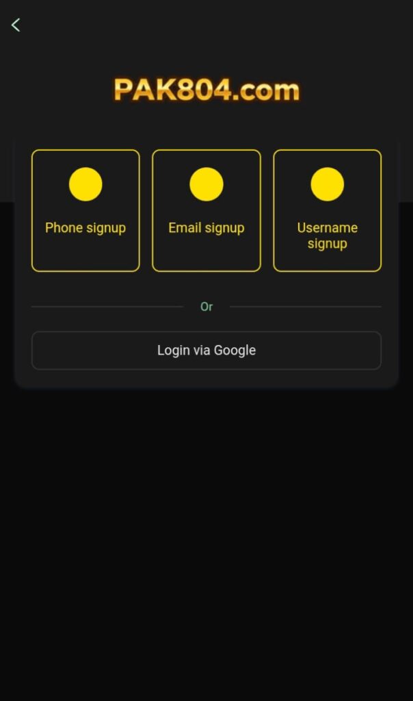 Pak804 Game registration image